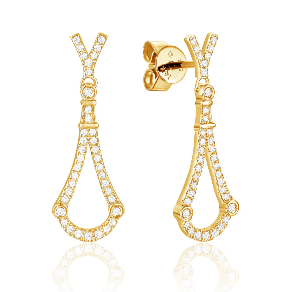 Diamond Dangle Earring Jackets