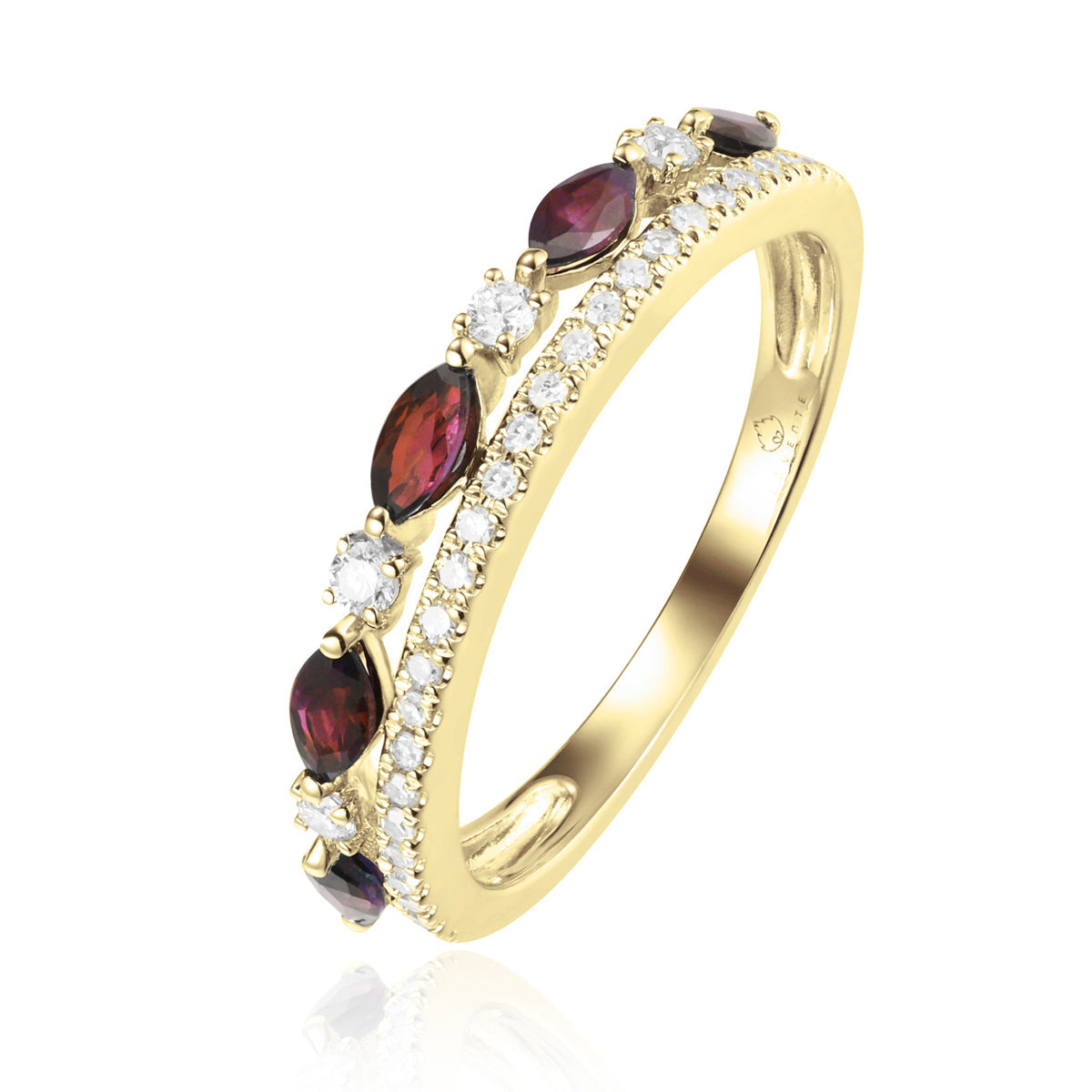 Graceful Twin Ring