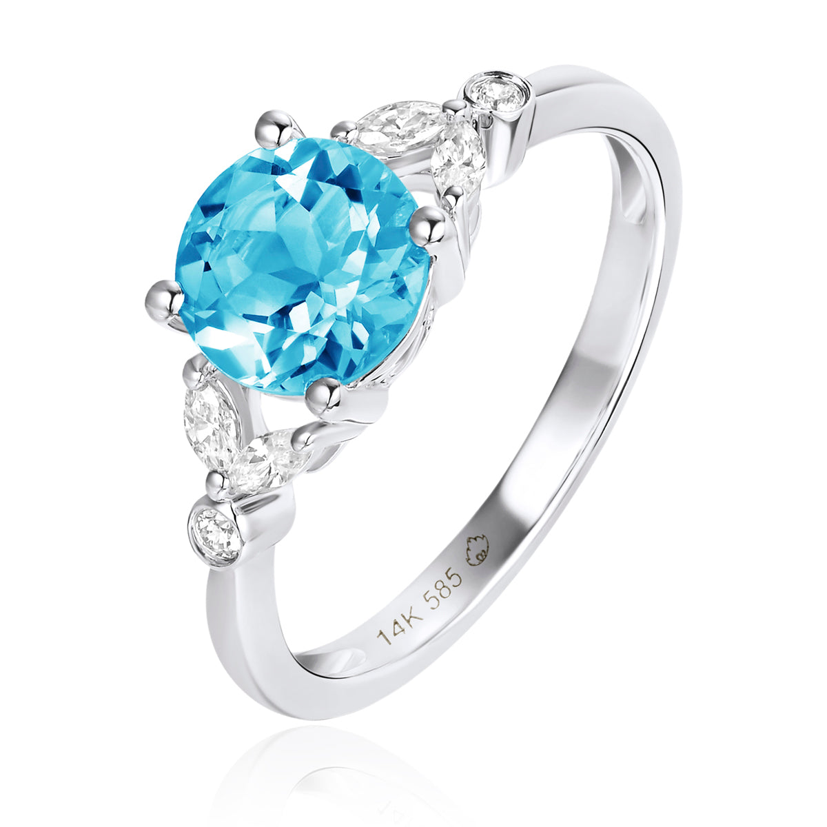 Floral Round Ring