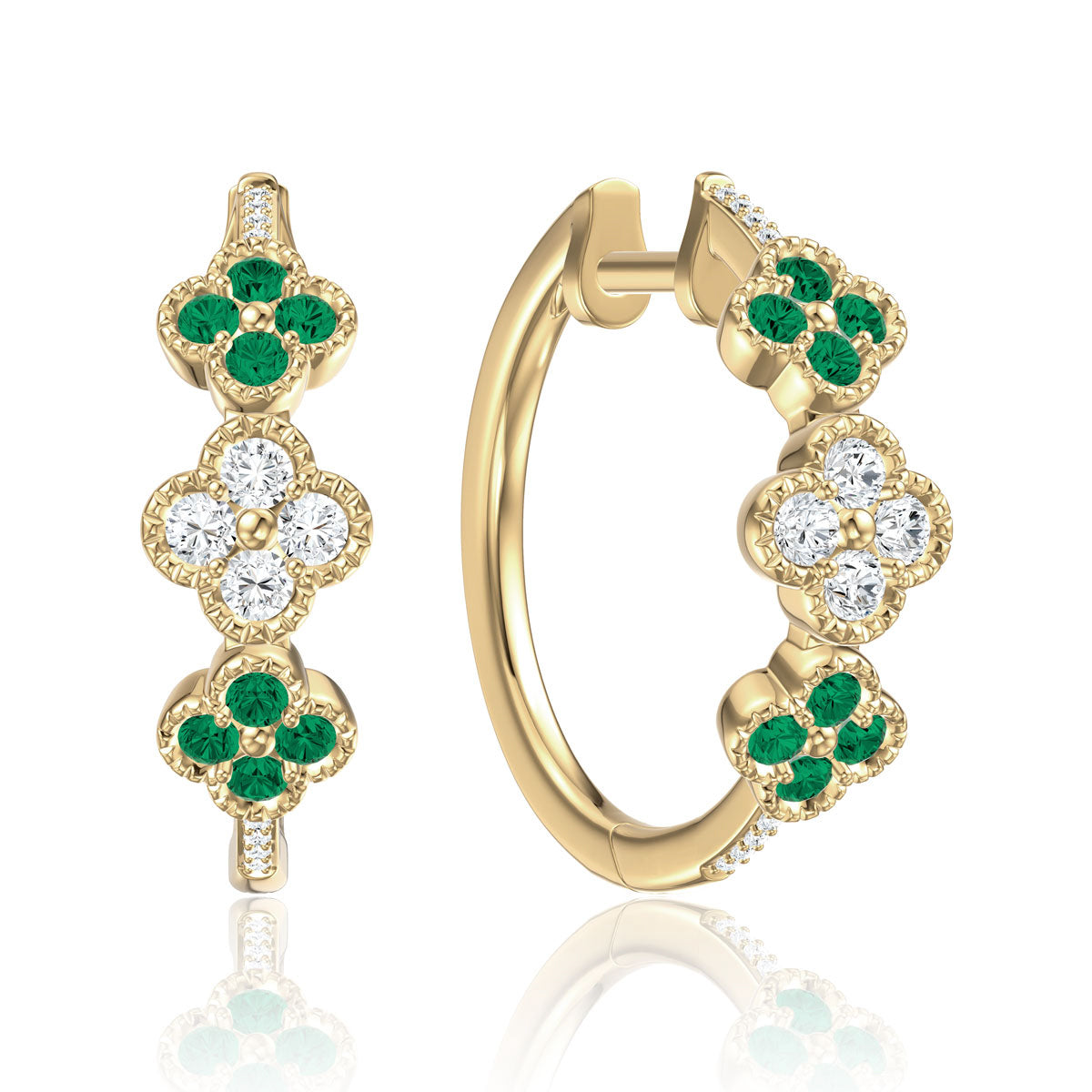 Triple Clover Hoops