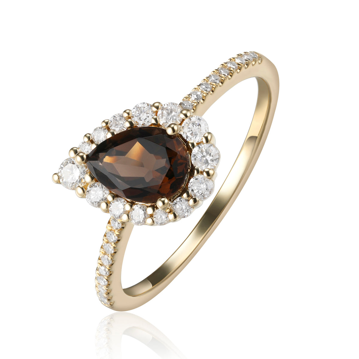 Teardrop Stone Ring