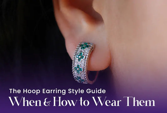 When a woman wears hoop earrings?