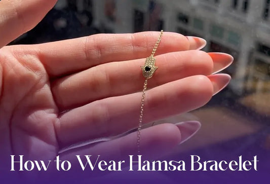 How do you wear a hamsa bracelet?