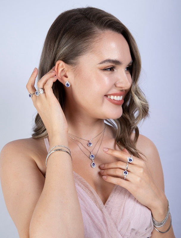 Trending Now: Bridesmaid Jewelry With Blue Stones