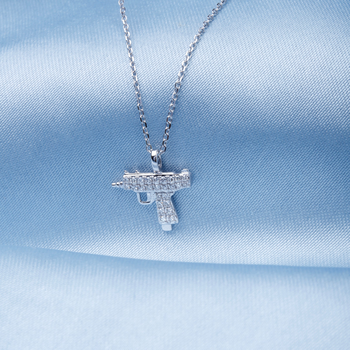 Uzi Diamond Necklace