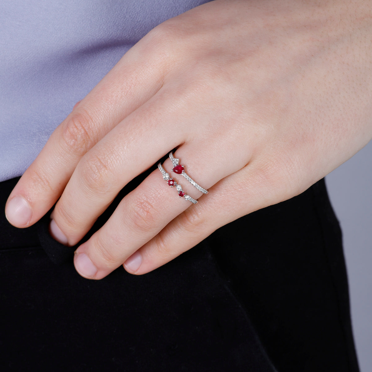 Double Row Ring