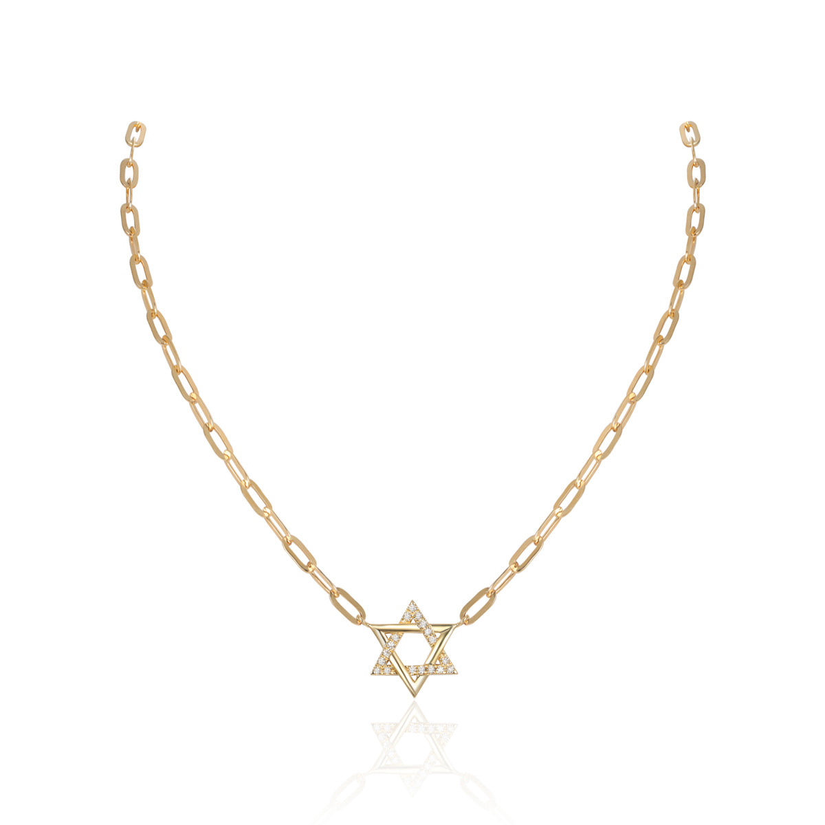 Star of David Paperclip Chian