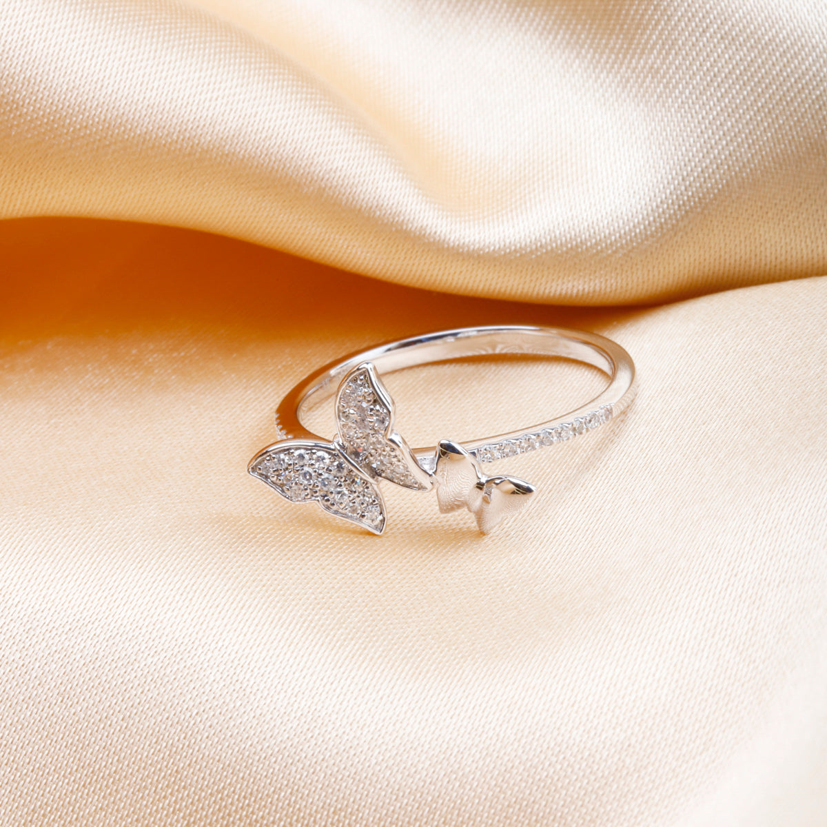 Two Butterflies Ring