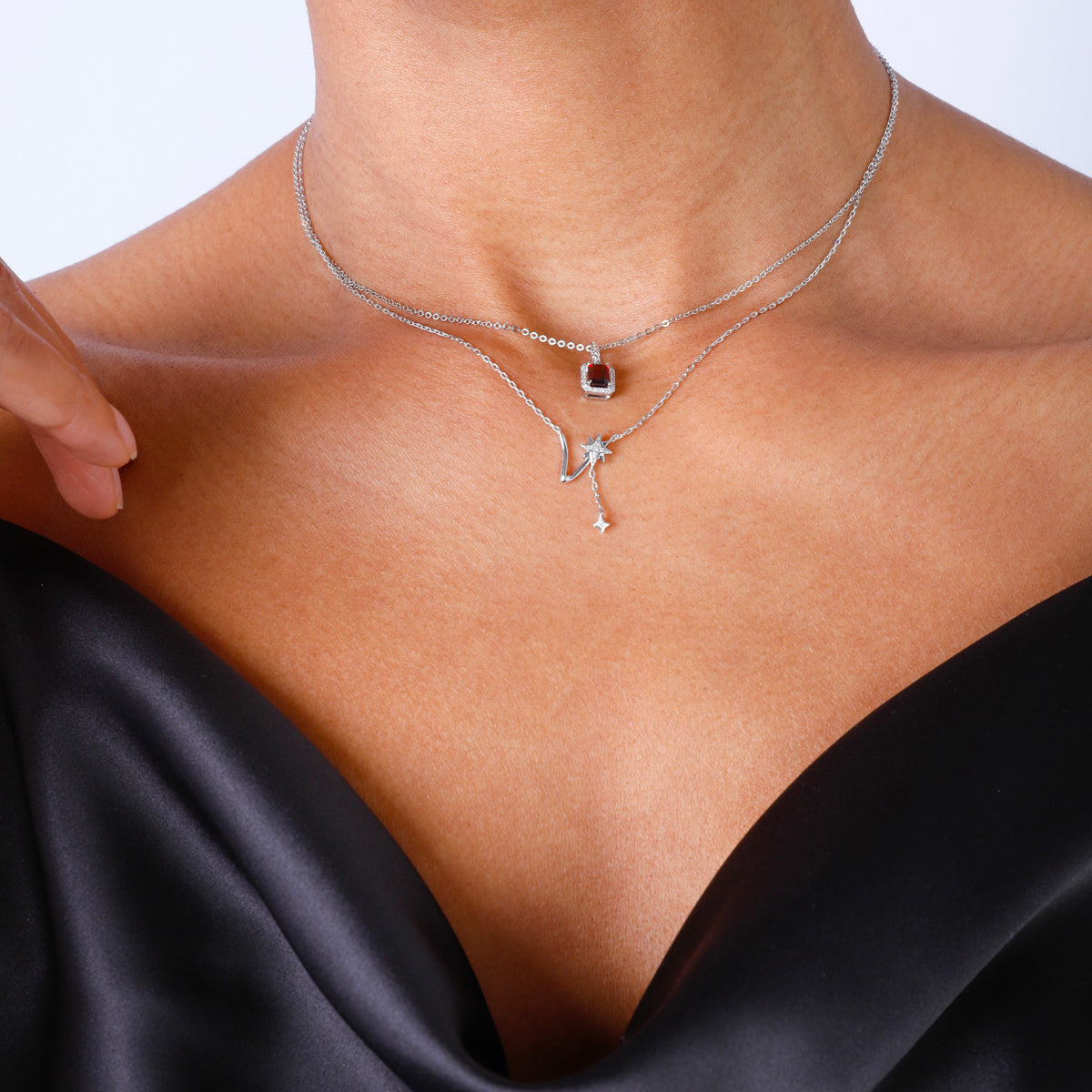 Shooting Star Diamond Necklace