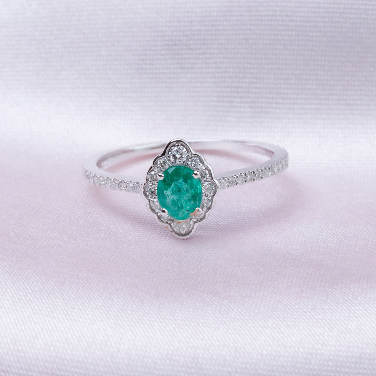 Marquise Halo Classic Ring