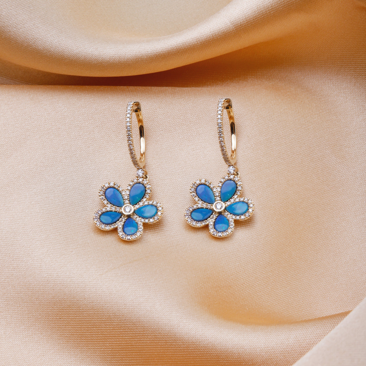 Flower Drop Earrings