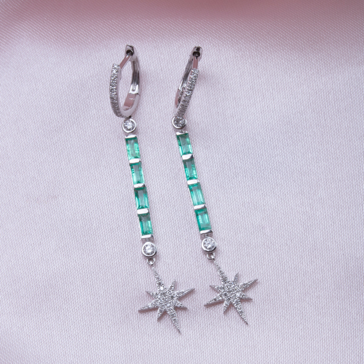 North Star Drop Earrings