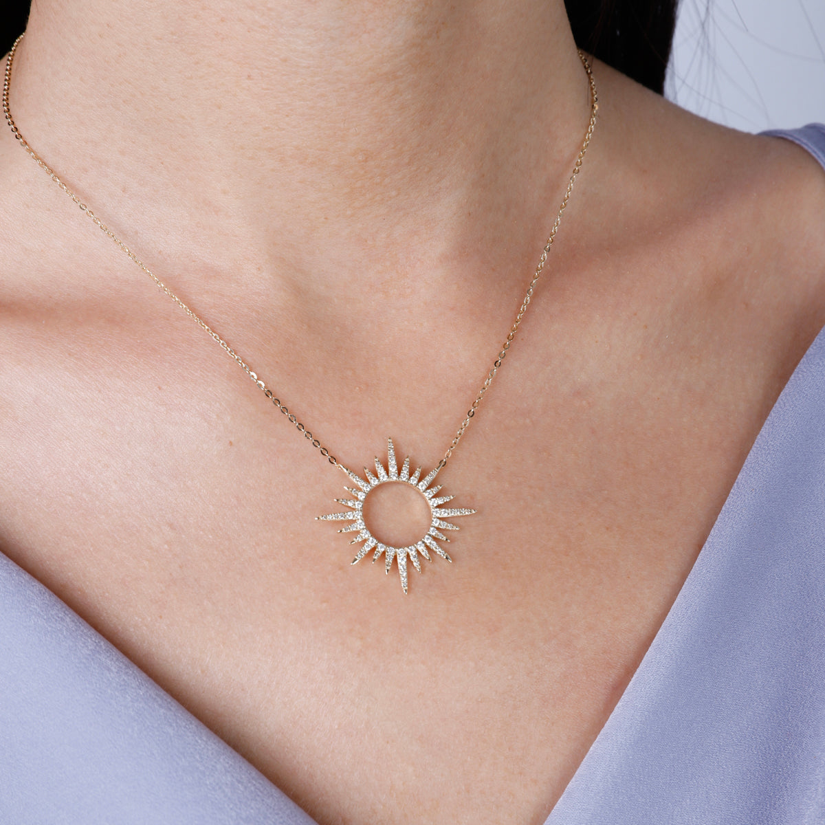 The Sun Diamond Necklace