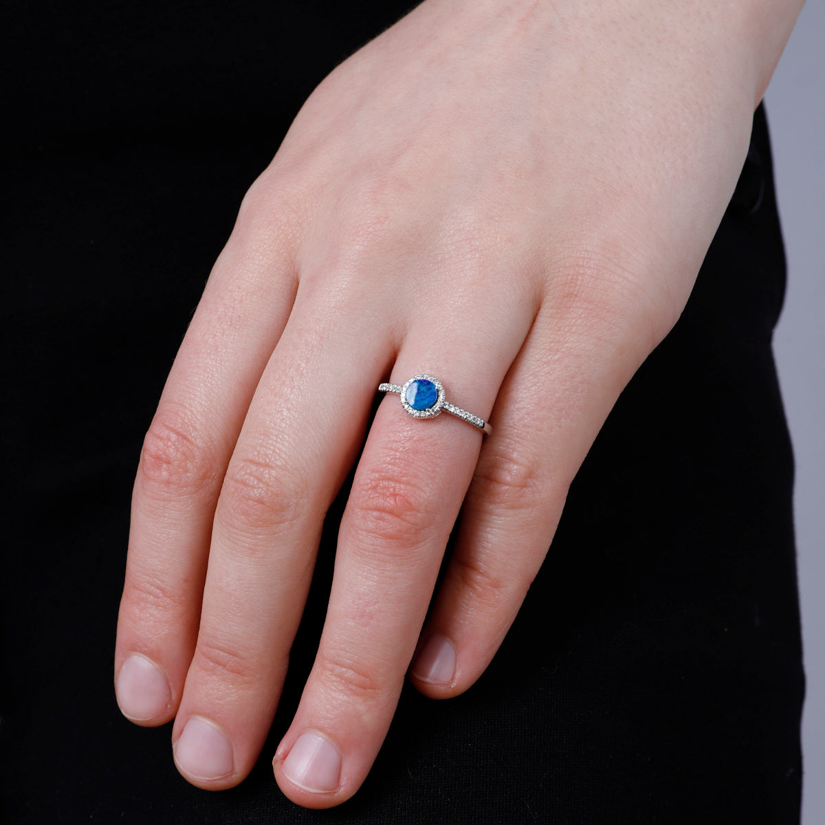 Halo Round Ring