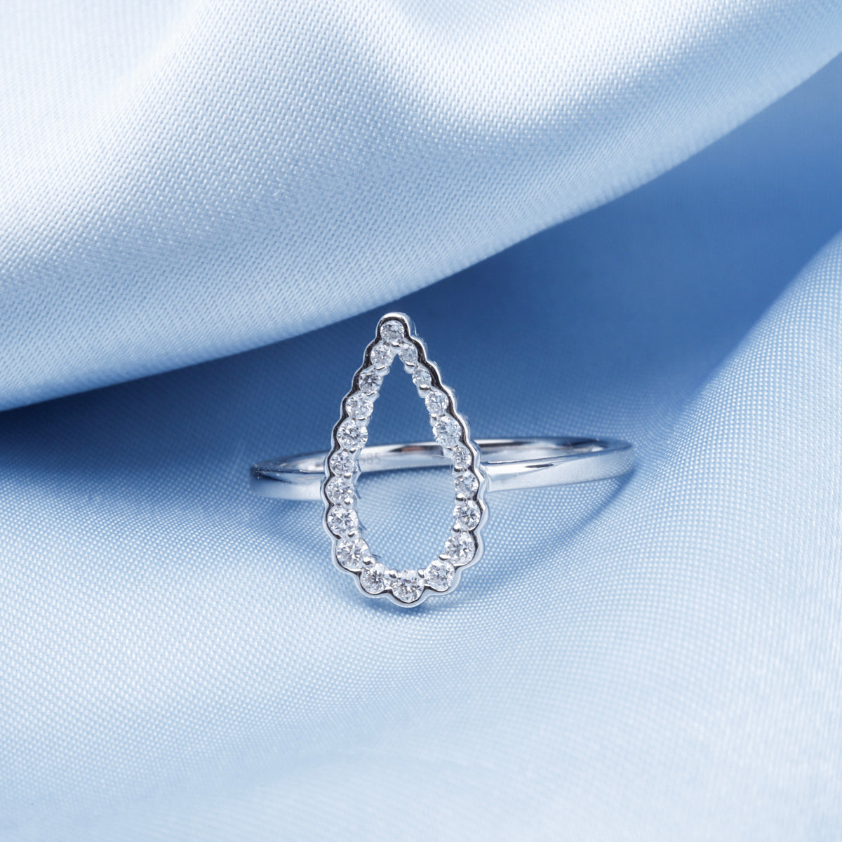 Teardrop Frame ring