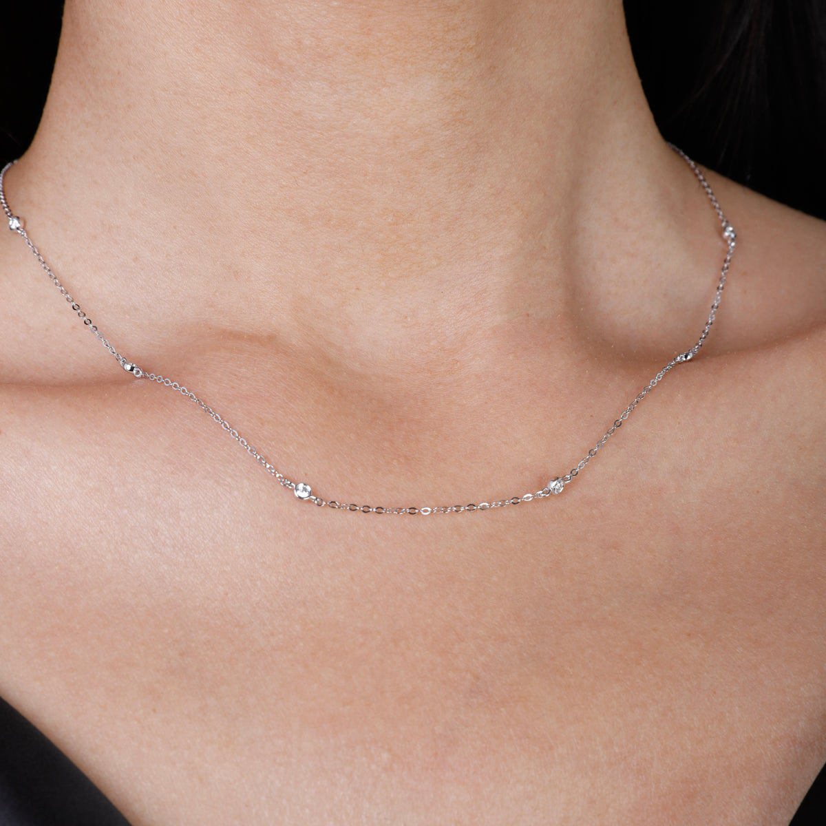 Beaded diamond made to adorn the neck of the most discerning wearer. Refined elegance in a necklace.