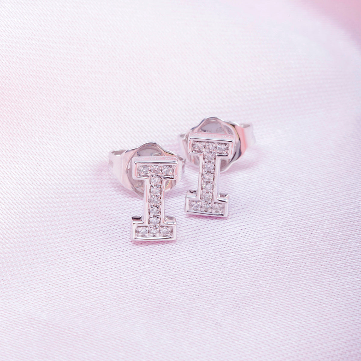 Diamond Initial Stud