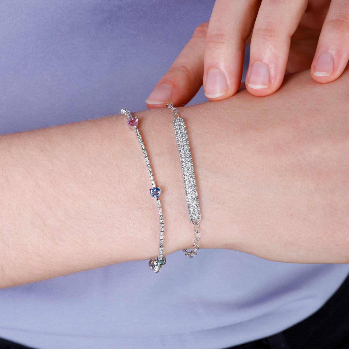 Double Row Bar Bracelet