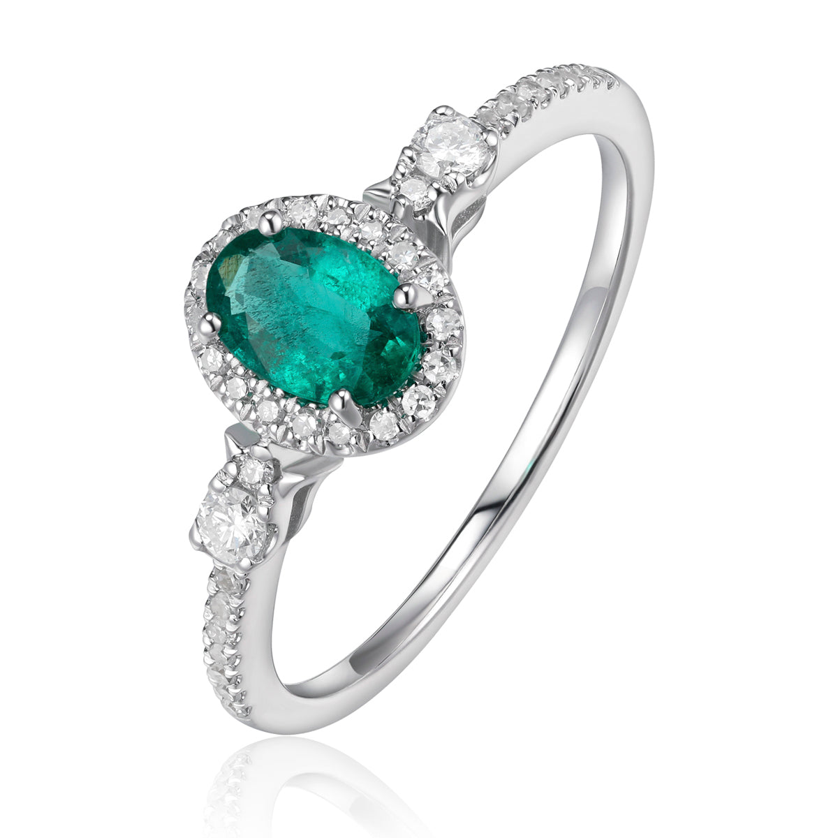 Oval Halo Classic Ring