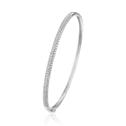 Classic Pavé Layered Bangle