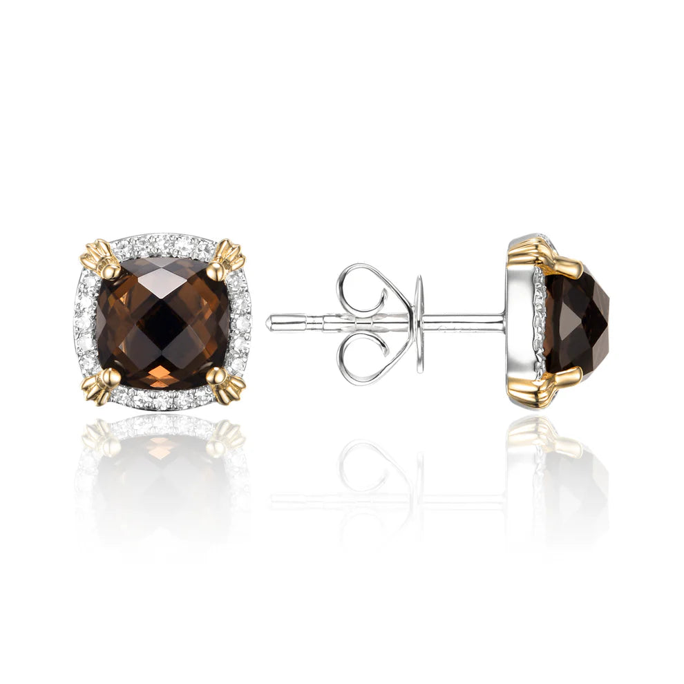 Cushion Cut Stud Earrings