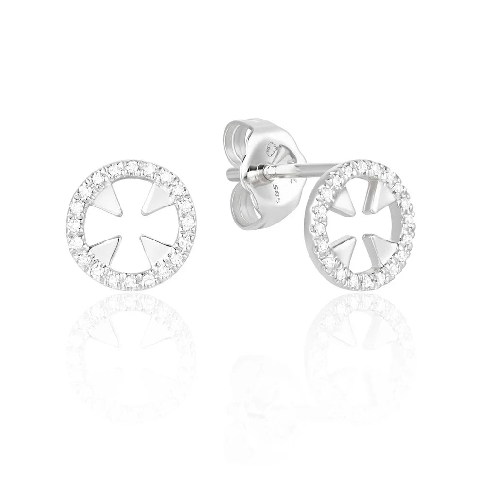 Cross Stud Earrings