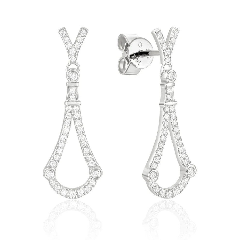 Diamond Dangle Earring Jackets