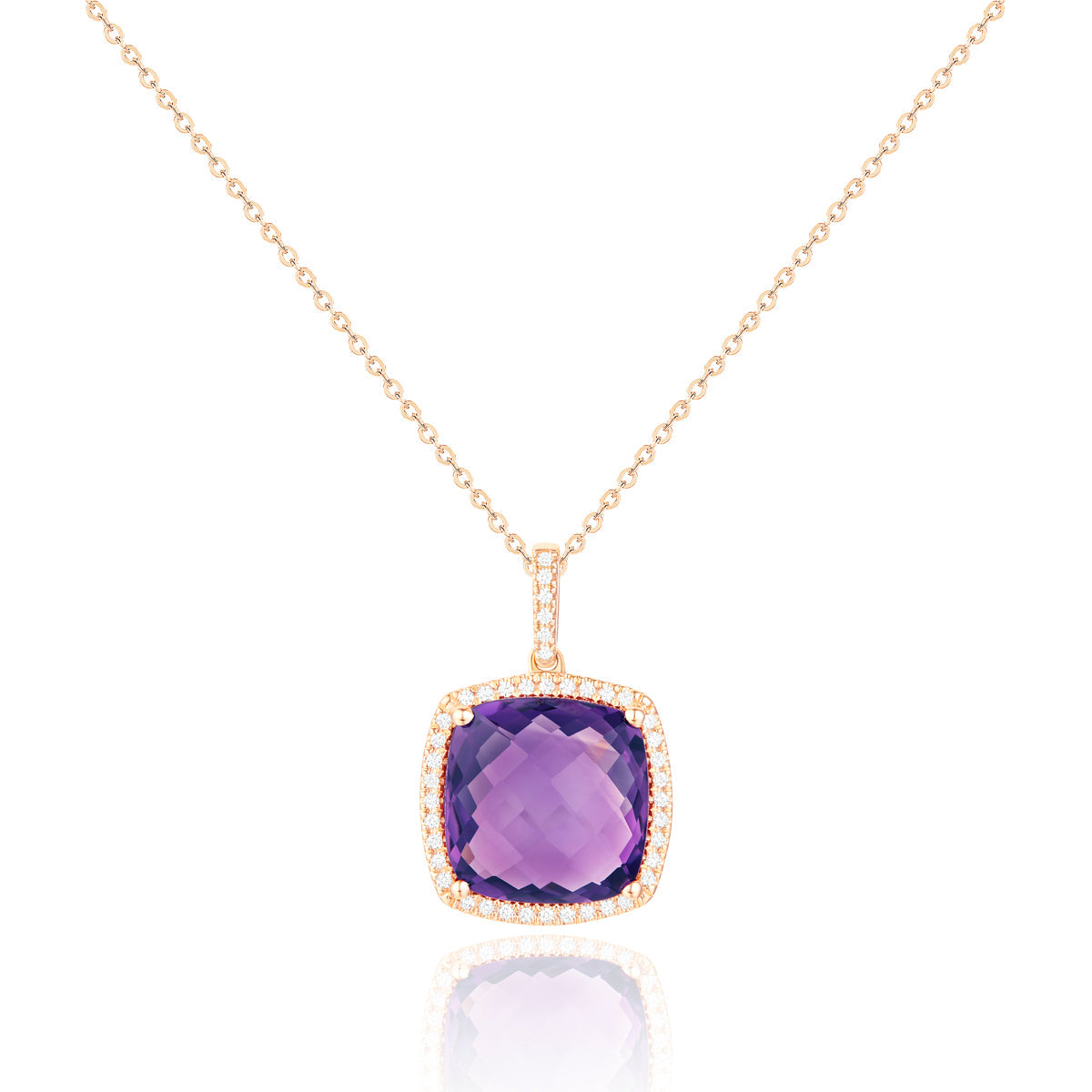 Statement Cushion Cut Necklace