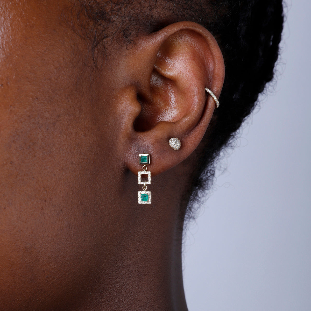 Squares Drop Earrings