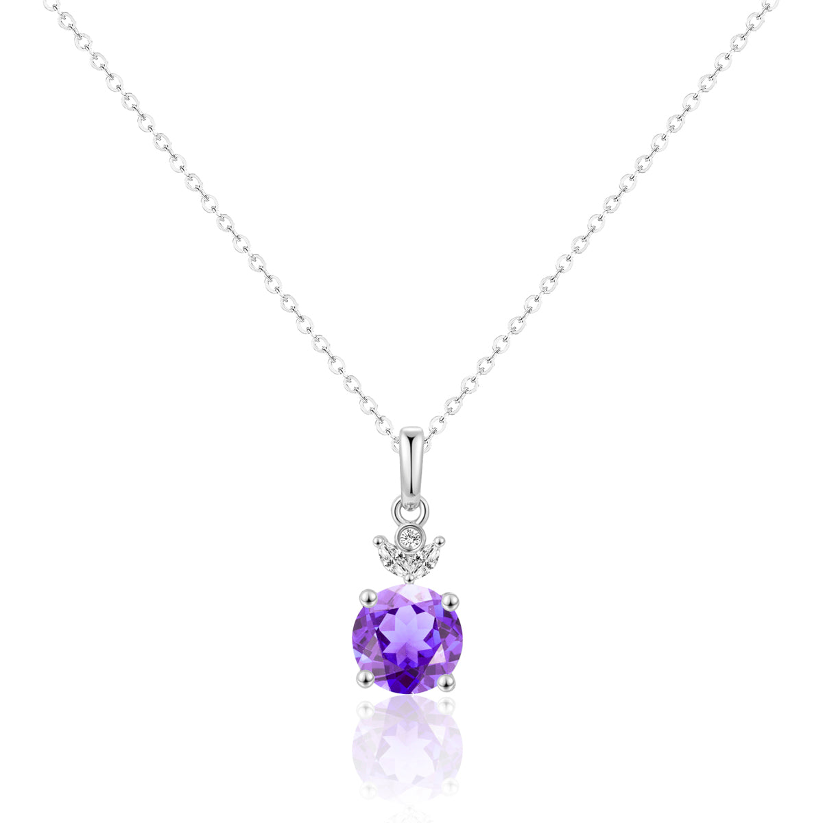 Sparkling Pendant Drop Necklace