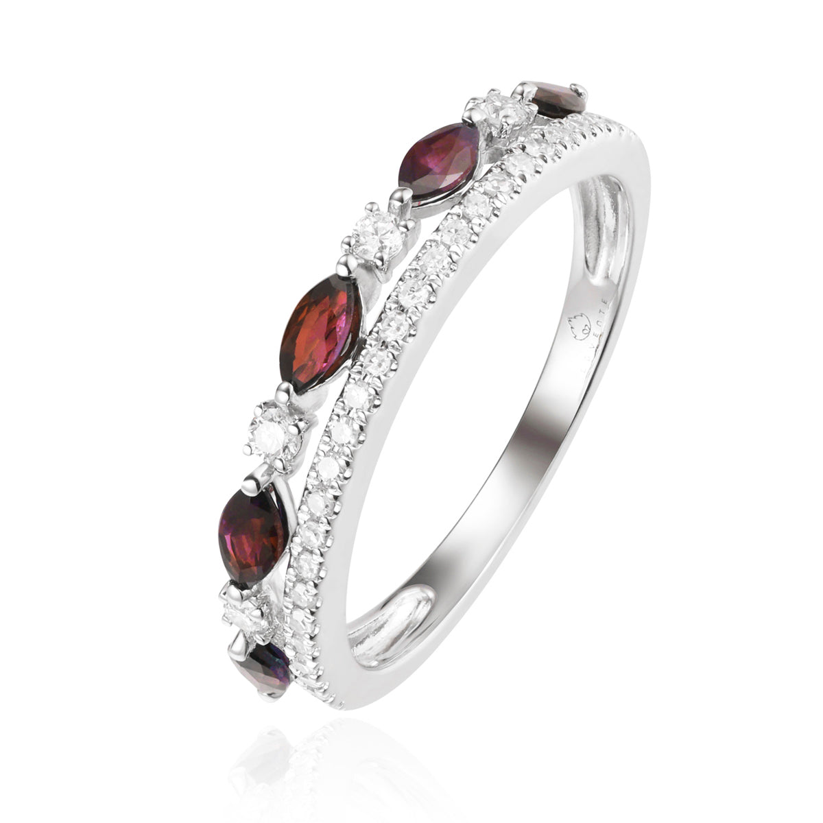 Graceful Twin Ring