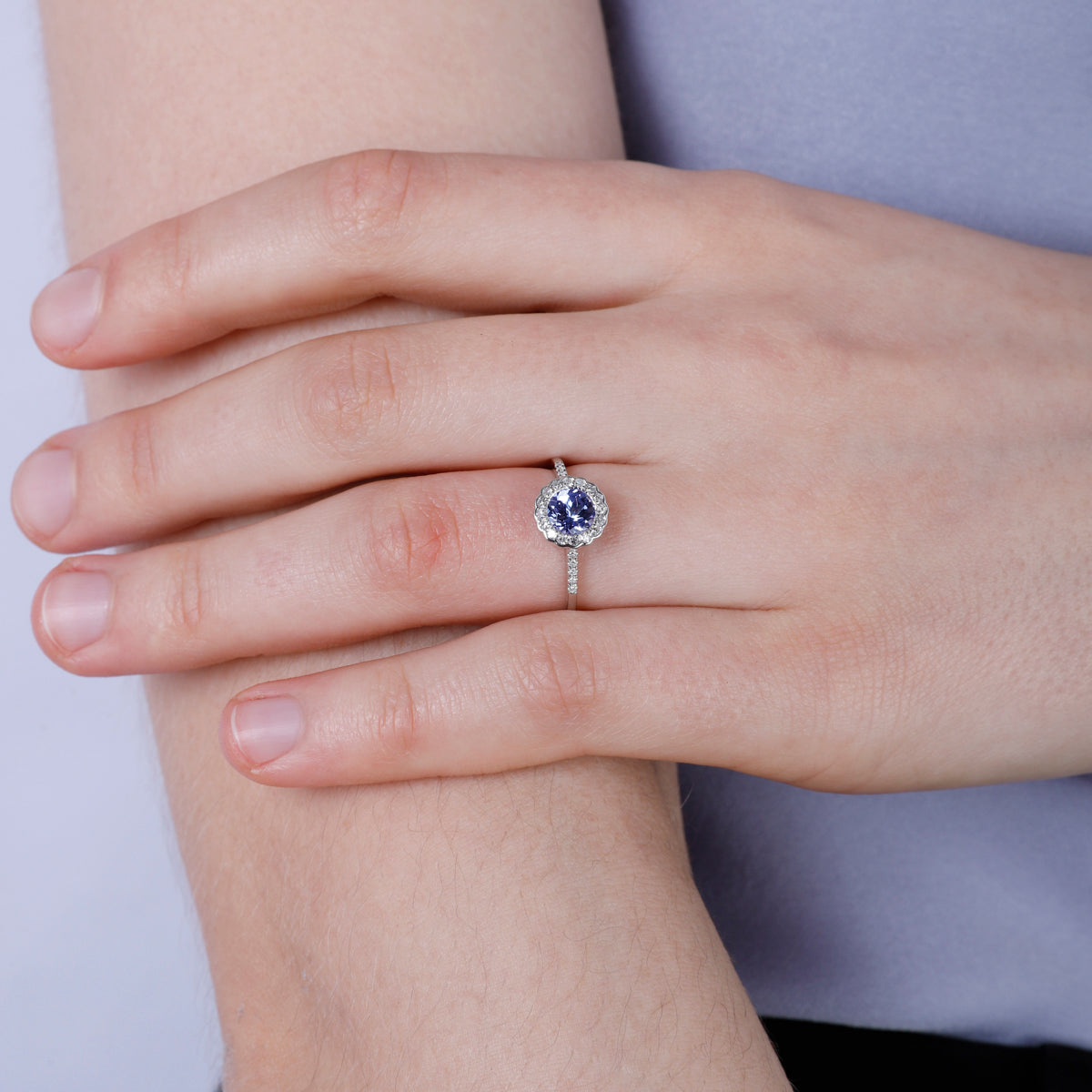 Halo Floral Ring