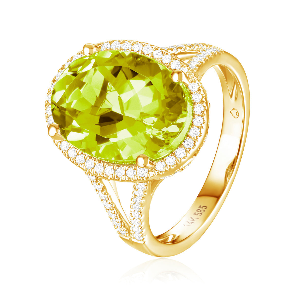 Timeless Oval Cut Halo Ring