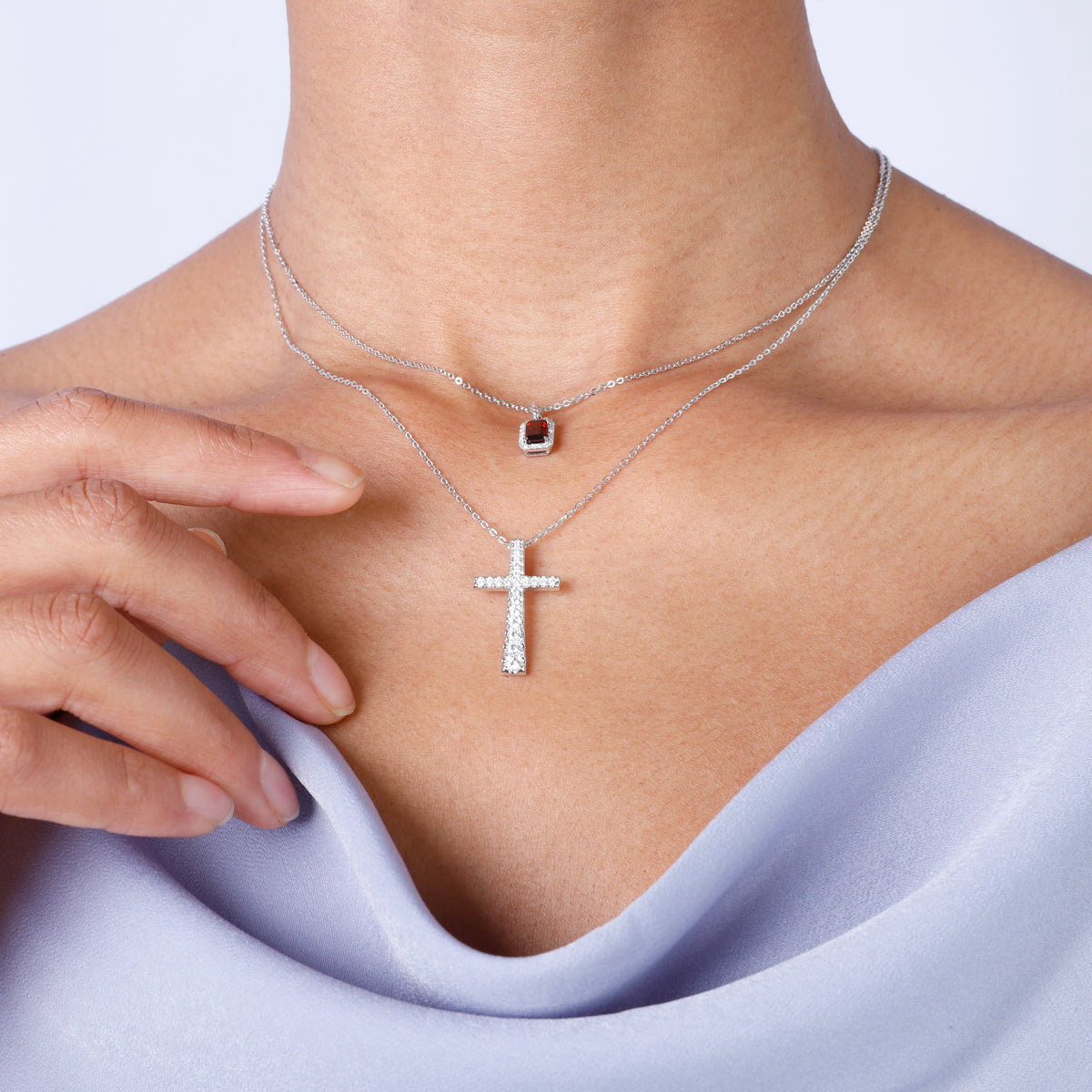 Diamond Cross Necklace