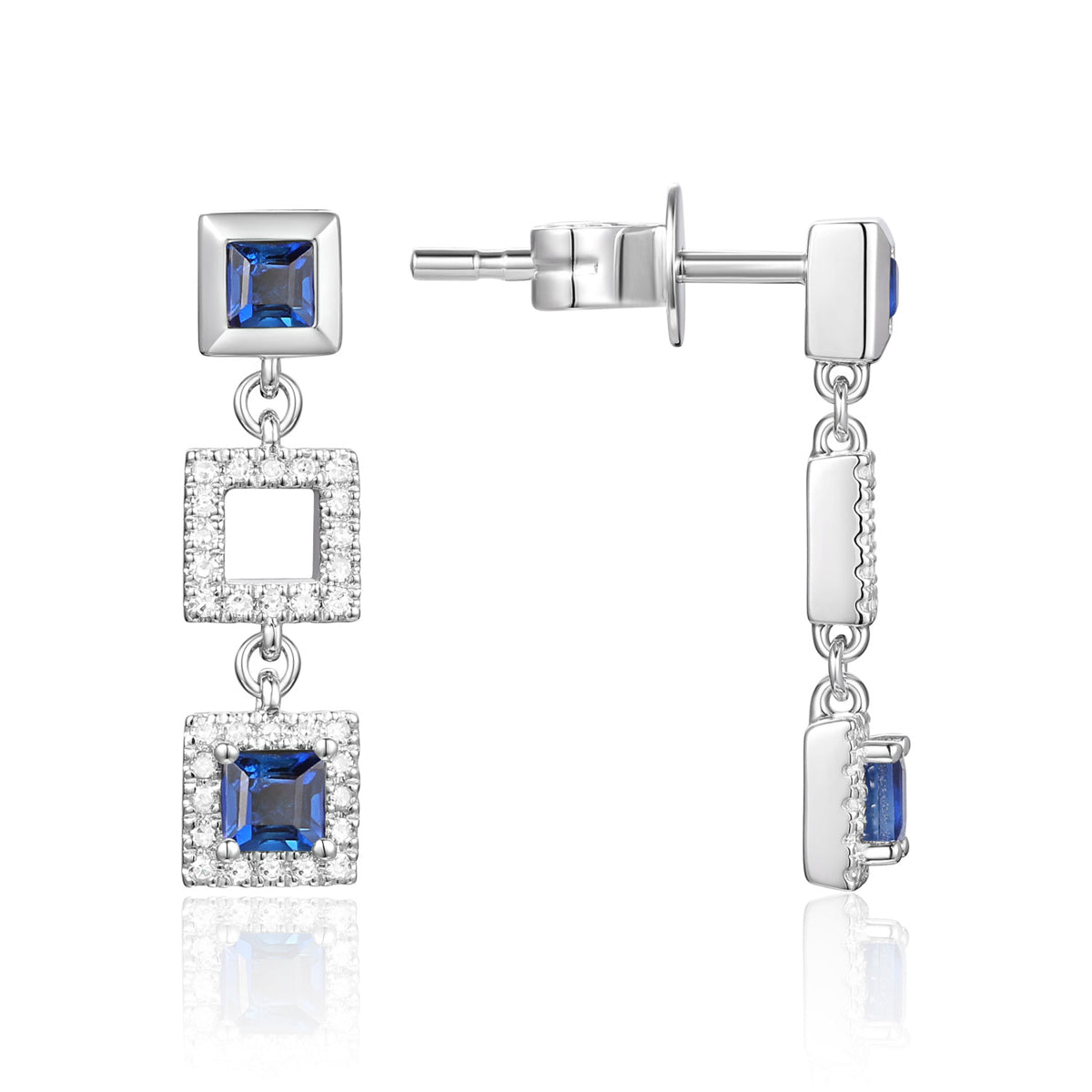 Squares Drop Earrings