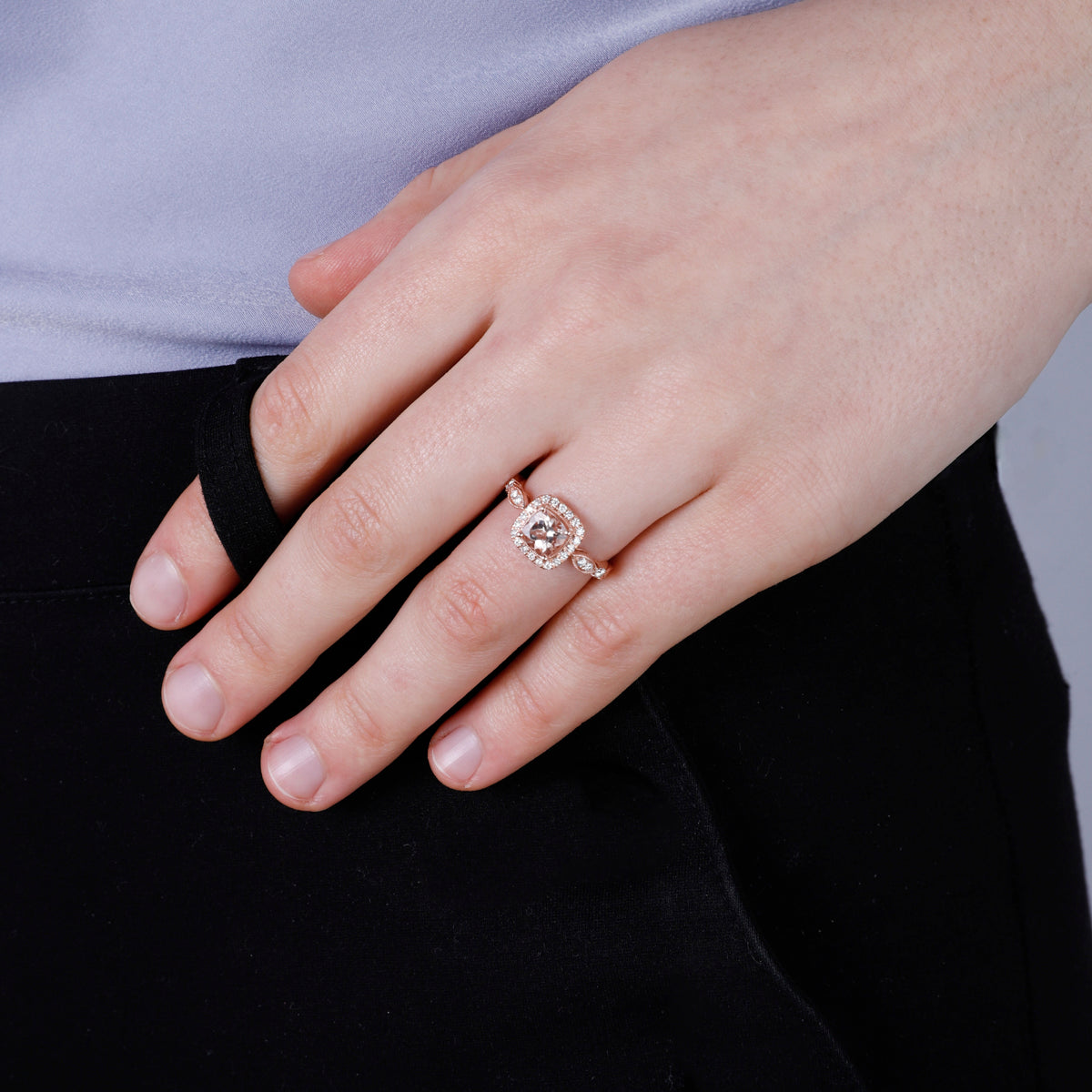 Cushion Cut Classic Ring