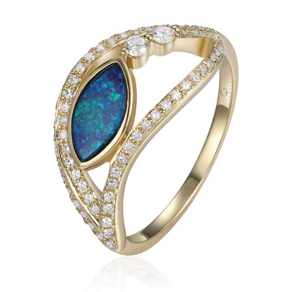 The Eye Opal Ring