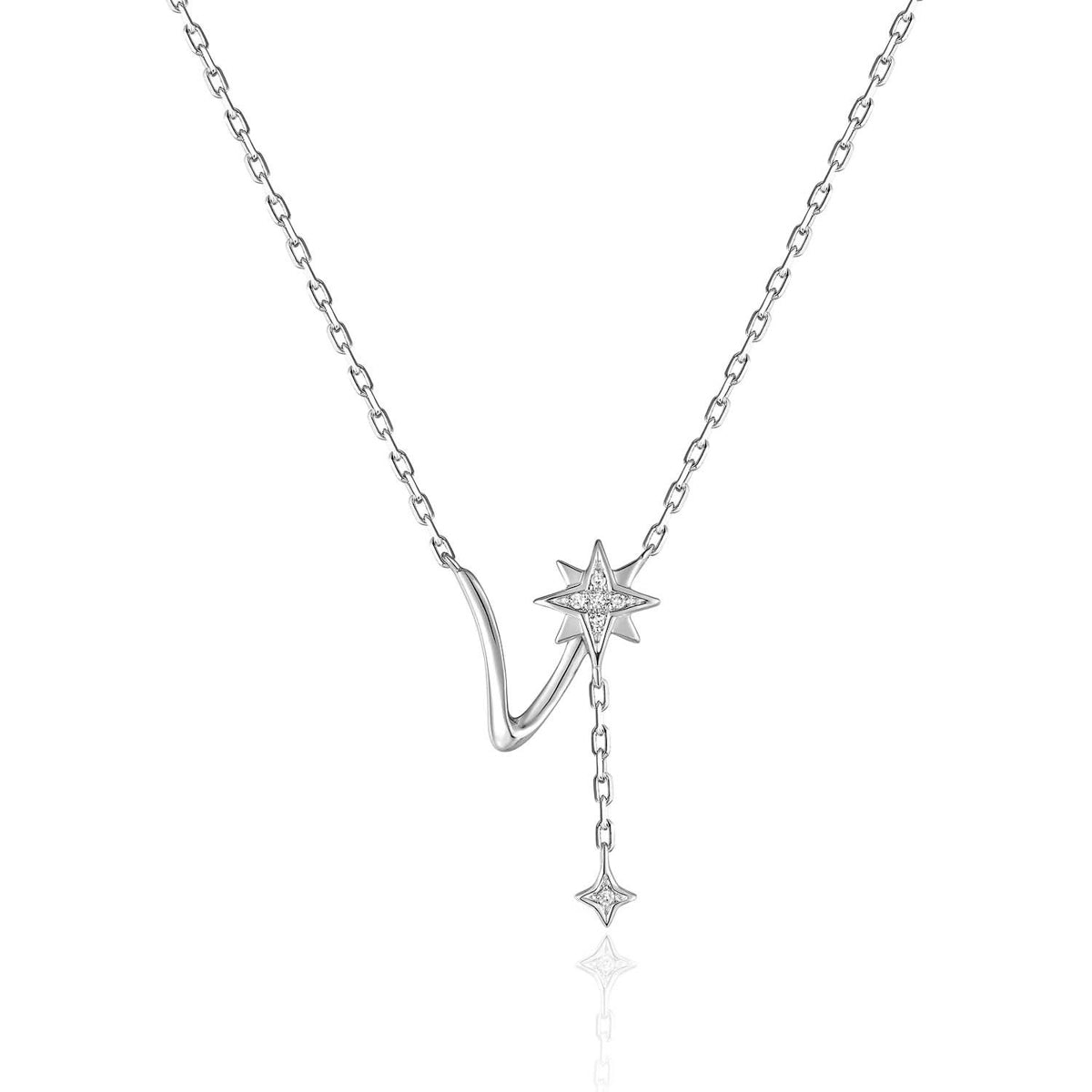 Shooting Star Diamond Necklace