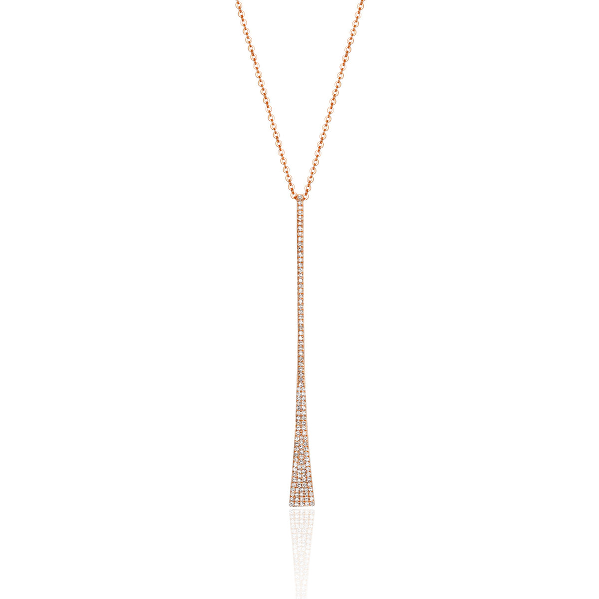 Linear Diamond Necklace