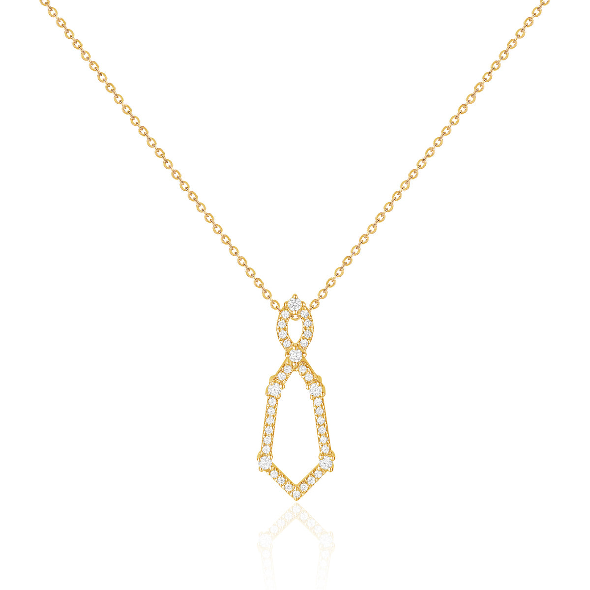 Open Marquise Necklace