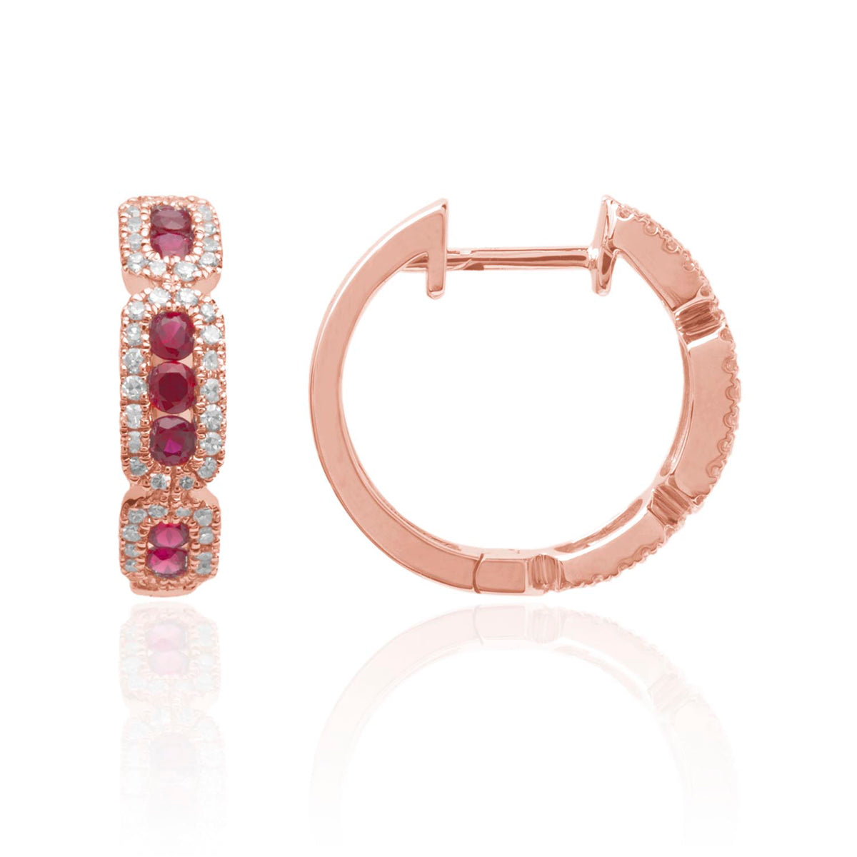 Art Deco hoops exude sophistication, with its intricate details and meticulous craftsmanship. 