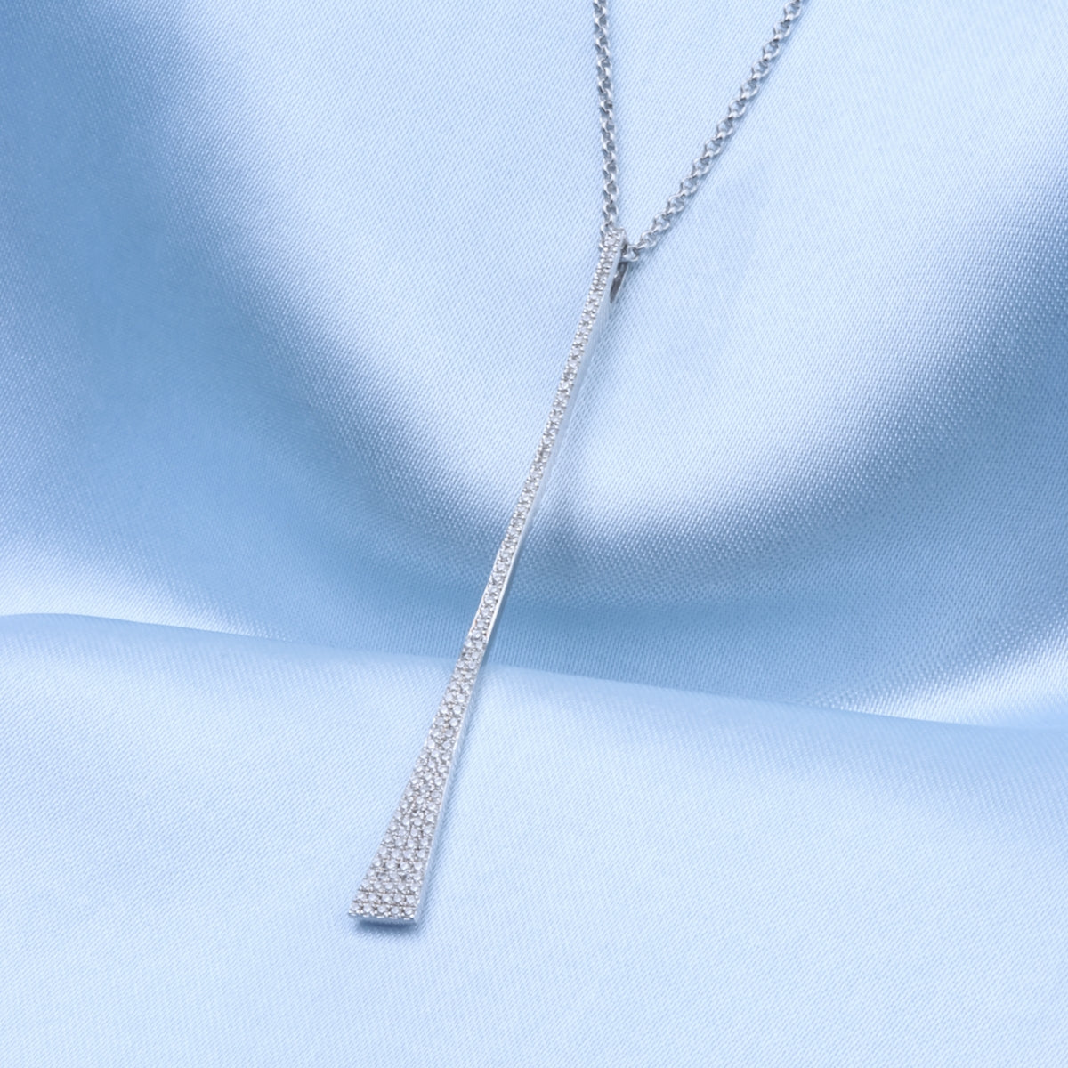 Linear Diamond Necklace