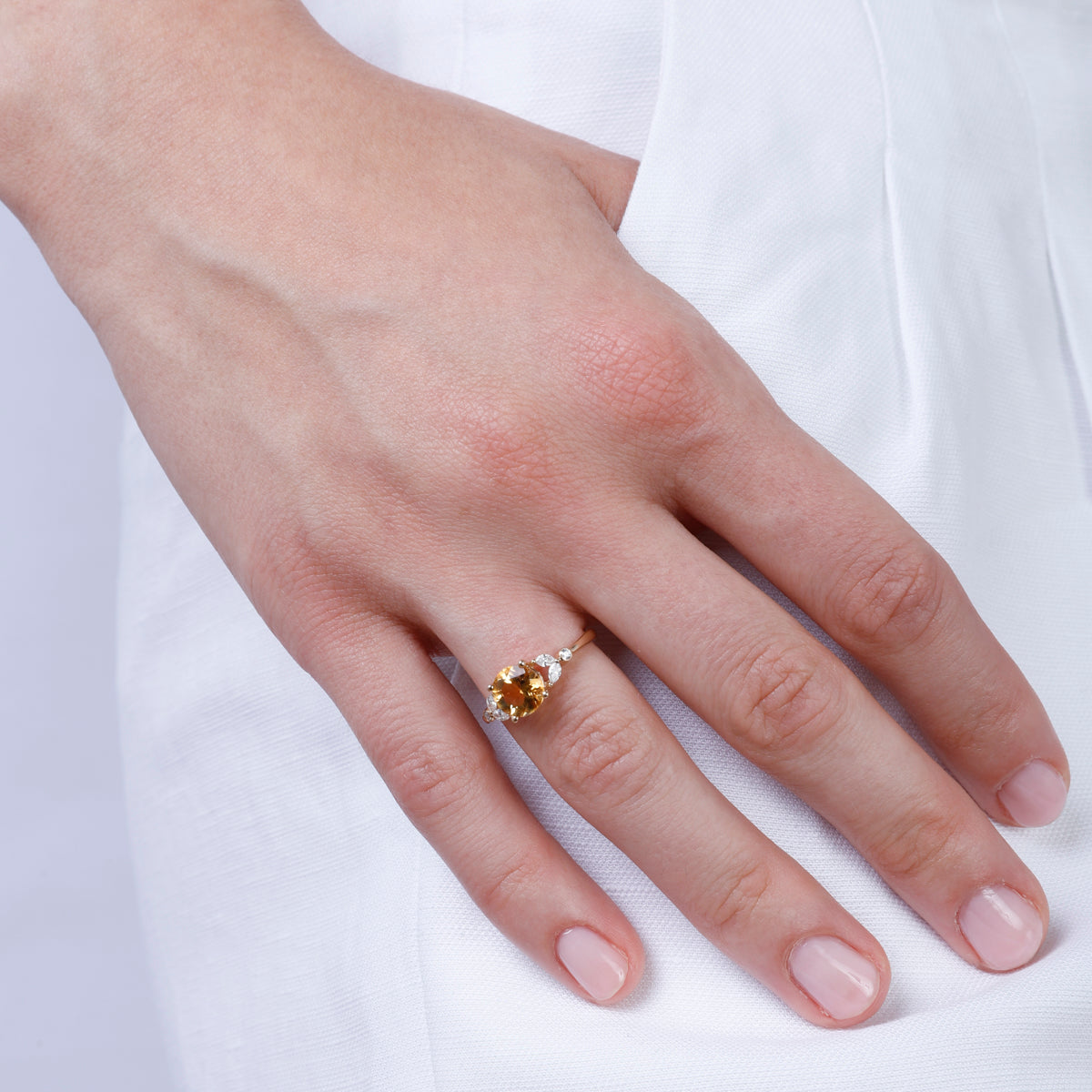 Floral Round Ring
