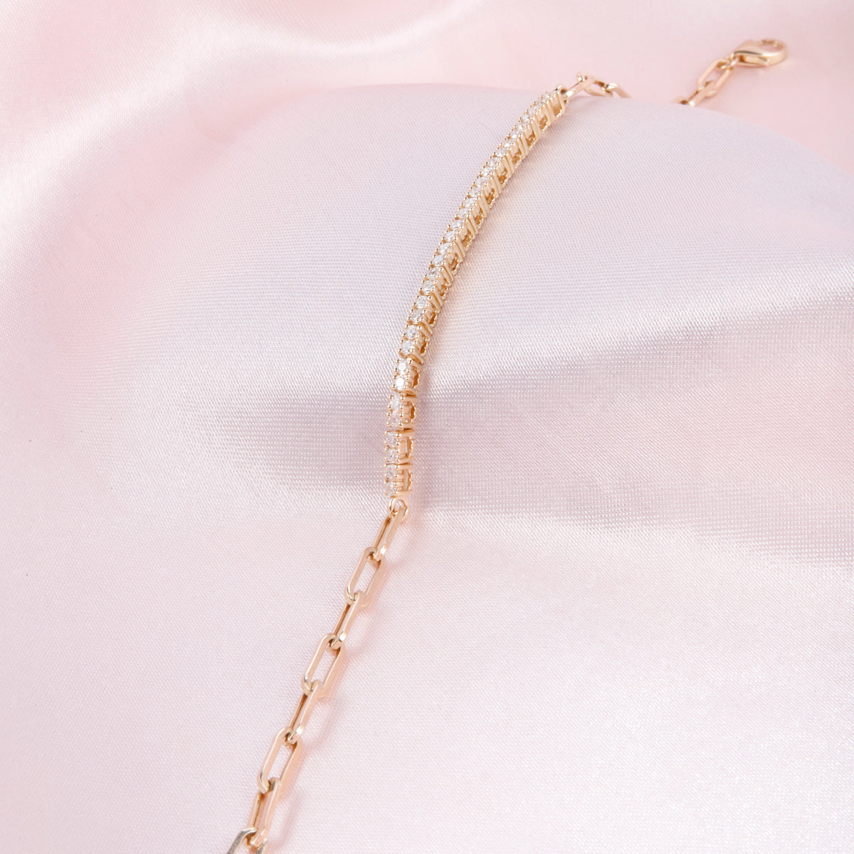 Paperclip Tennis Bracelet