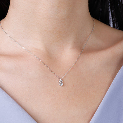 Diamond Initial Necklace