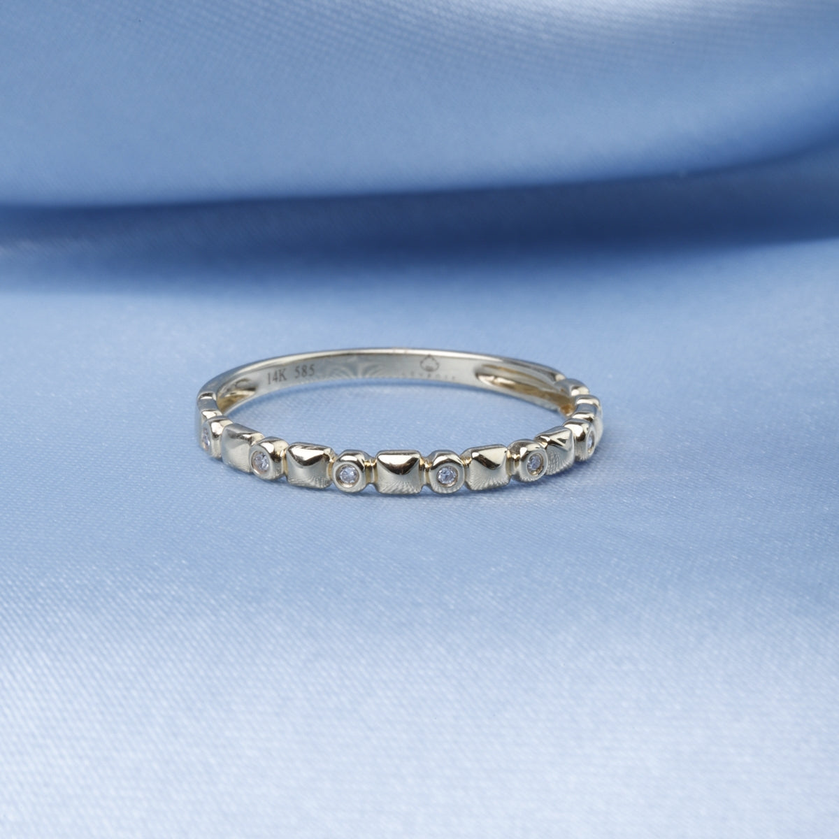 Dainty Pyramid Stackable Ring
