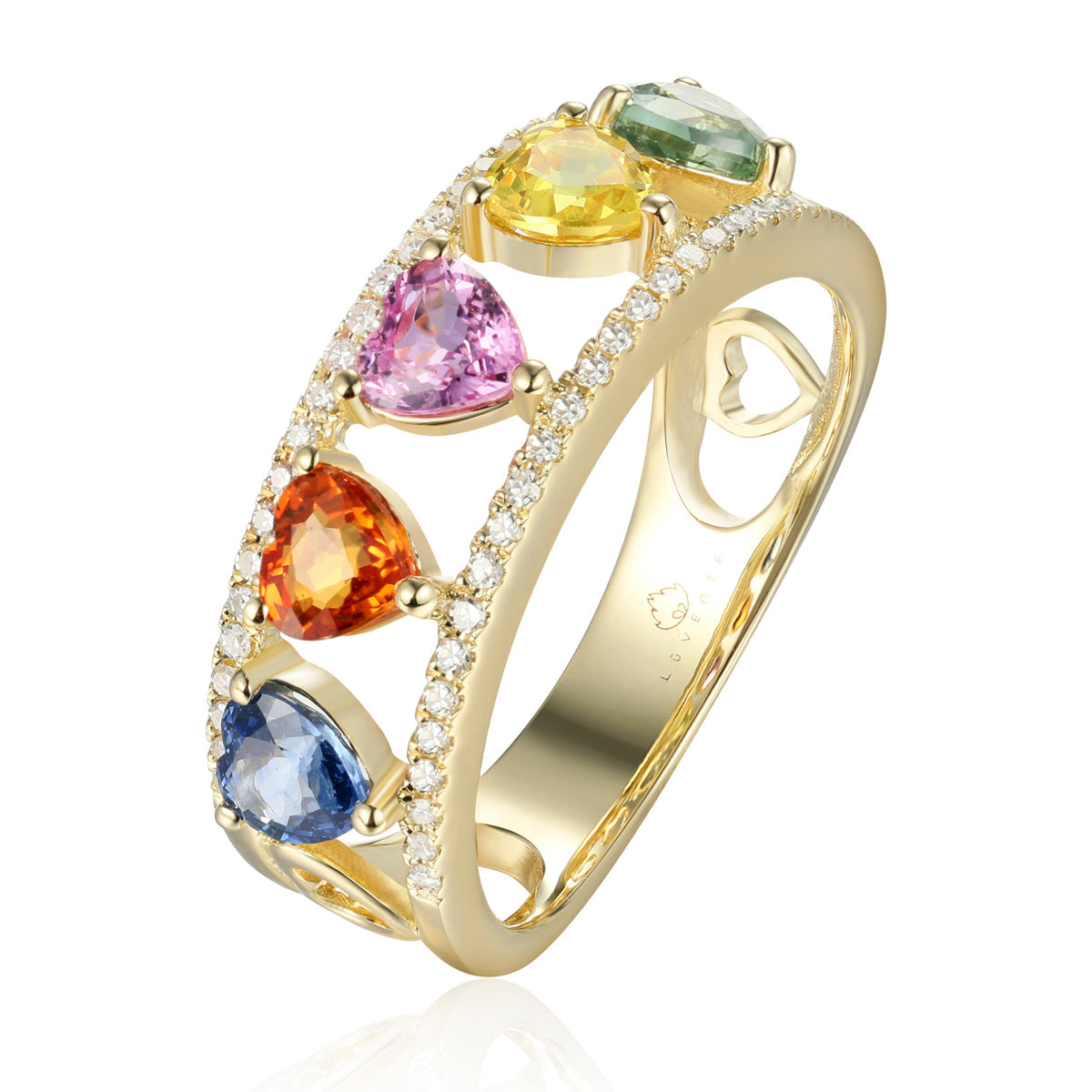 Heart Ladder Ring