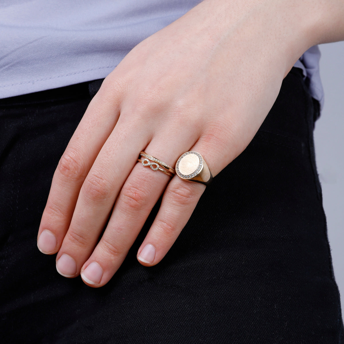 Diamond Signet Ring
