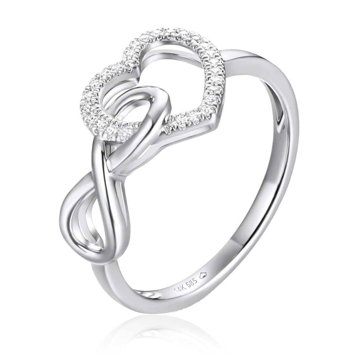 Infinity Love Diamond Ring