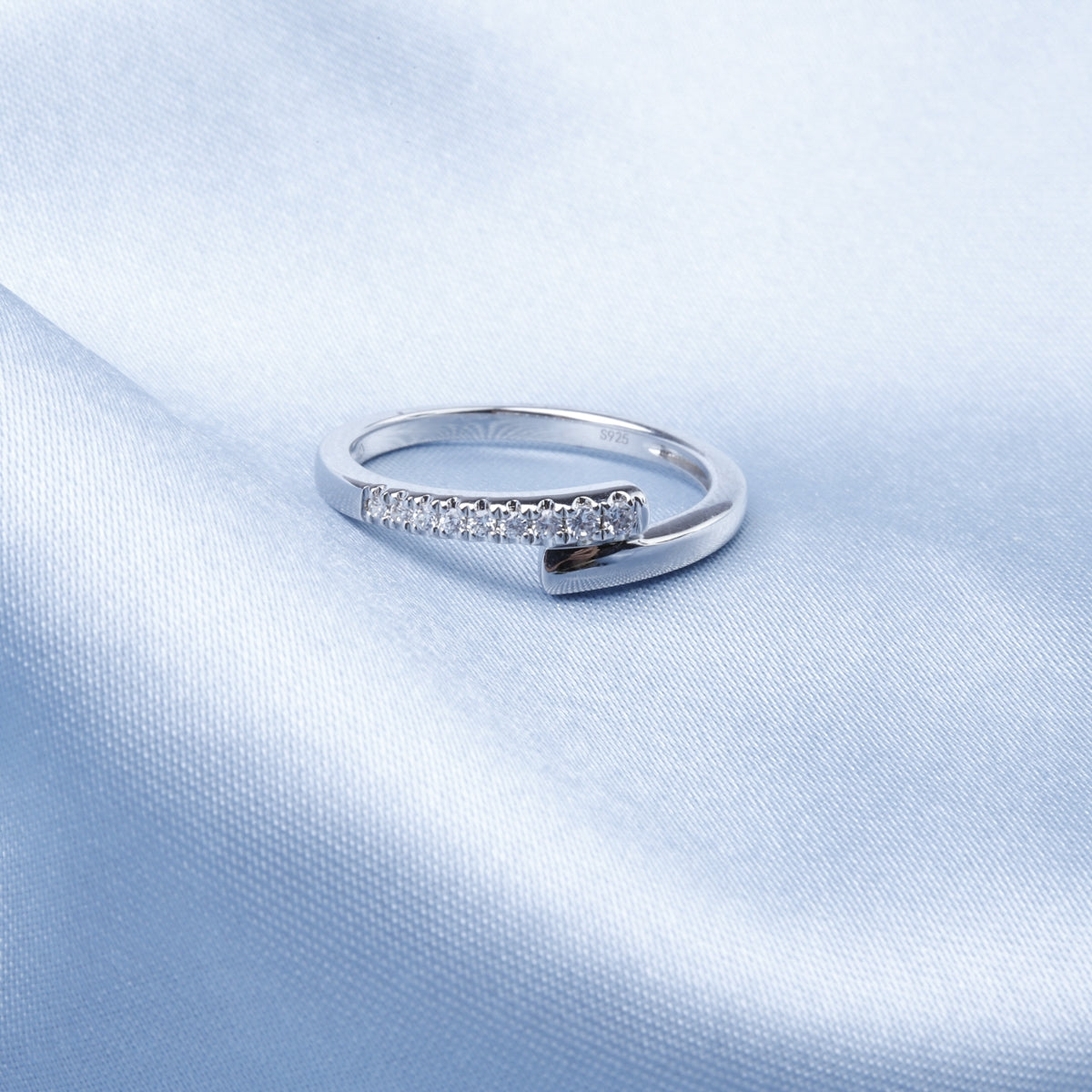 Diamond Bypass Ring